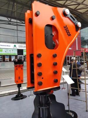 Triturador hidráulico del excavador CMT3500, triturador hidráulico de la roca del martillo de la construcción