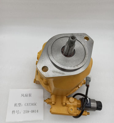 Piezas de la bomba de pistón de enfriamiento del motor de ventilador hidráulico del excavador E345D 259-0814