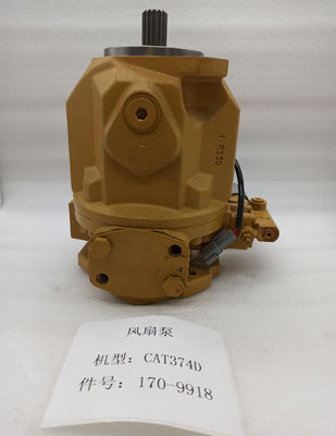 Motor de ventilador hidráulico del excavador de enfriamiento E374D 1709918 piezas del excavador de correa eslabonada 1915611