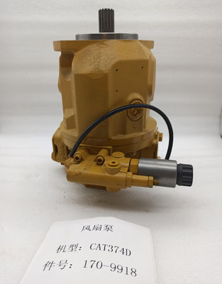 Motor de ventilador hidráulico del excavador de enfriamiento E374D 1709918 piezas del excavador de correa eslabonada 1915611
