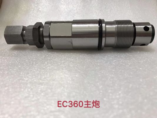 Válvula de descarga principal del excavador de EC360 EC360B EC380D, piezas de maquinaria de construcción de la seguridad